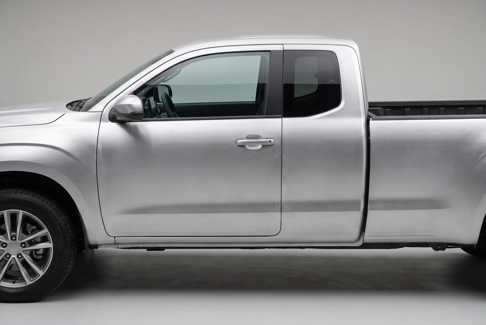 Detail van een Pick-up Extra cabine