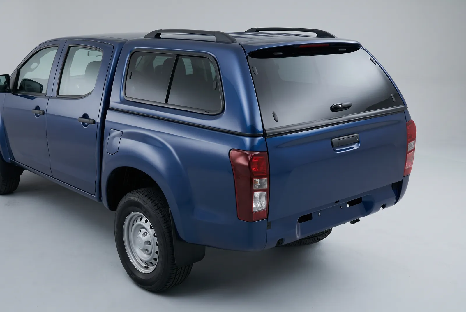 Detail van een Pick-up Pick-up met hardtop